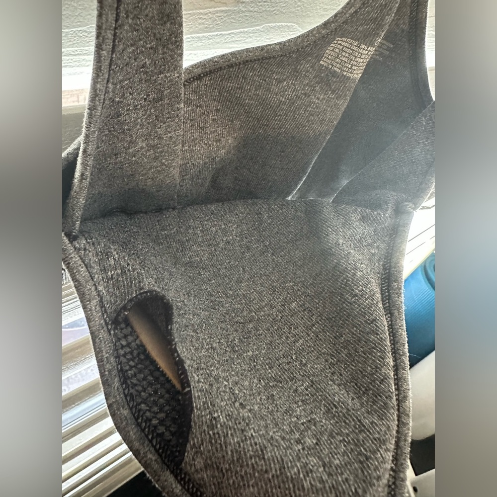 Gillian & O'Malley Nursing Sports Bra, Size L, Gray - Picture 7 of 12